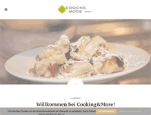 Tablet Screenshot of cookingandmore.de